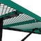 Flash Furniture Mantilla Rectangle Picnic Table, Green, Expanded Metal Mesh Top, Black Frame, 8 ft L SLF-EML-96-GN-GG - alternate 6